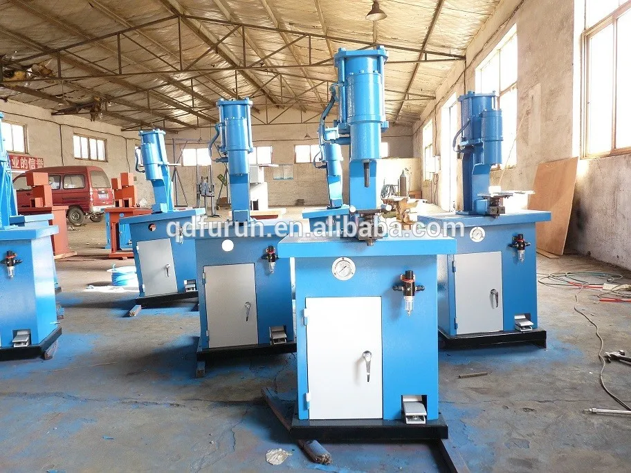 Heavy duty  pneumatic hydraulic brake shoes riveting machine