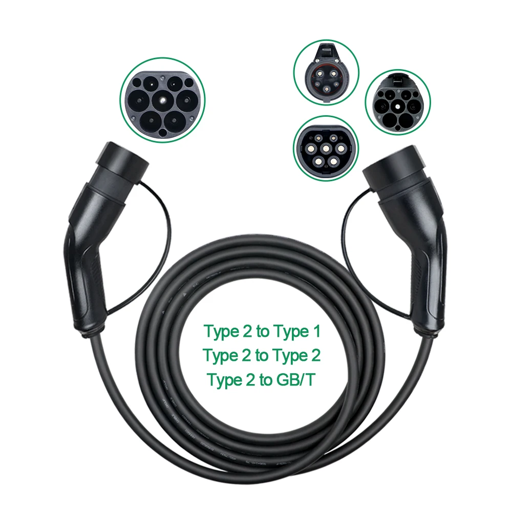 Кабель зарядного устройства Sigma Type 2-type 1 GBT для зарядки IEC 62196 SAE J1772 1p 16A 3,6 кВт 32A 7 кВт 3 фазы 16A 11 кВт 32A 22 кВт