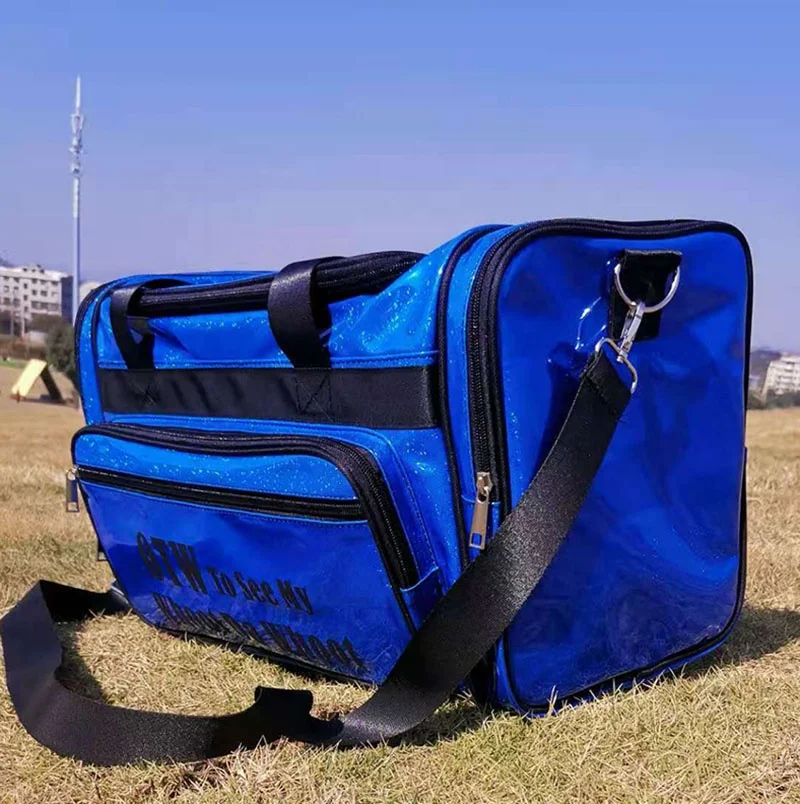 
Wholesale Glitter Spinnanight Duffel Bag Custom Ladies Spennanight Bag in 4 colors Large Sneaky Link Bags with Small MOQ 