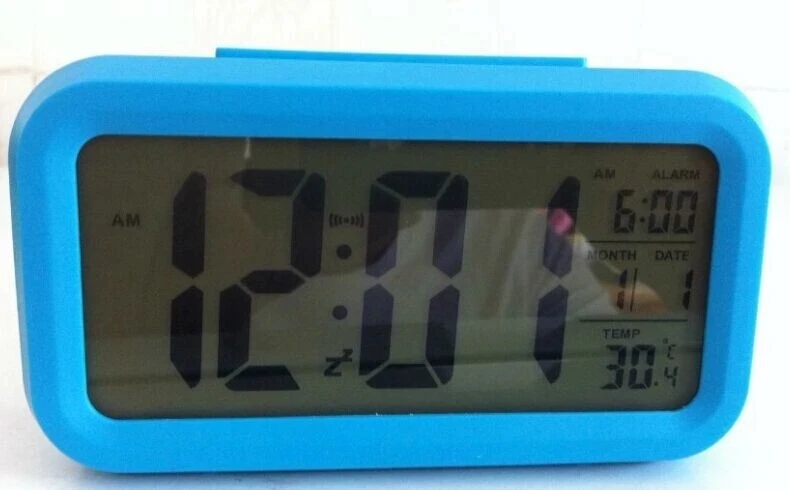 Digital Led Alarm Electronic Desk Table Clocks With Calendar LCD Table Clocks Temperaturel Alam Clock.