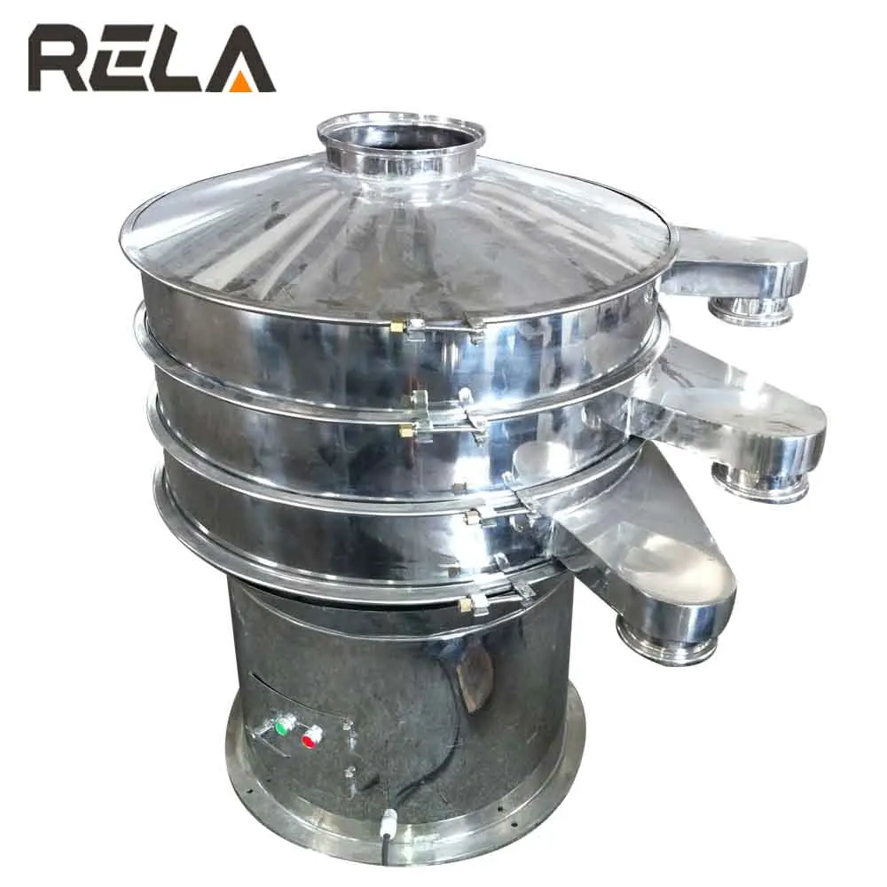 Rice sugar salt flour corn food industrial rotary vibro vibrating sifter