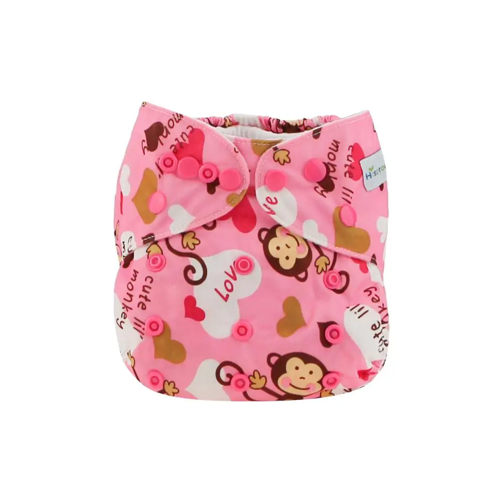 
Wholesale In China Machine Prints Washable Baby Cloth Diaper 