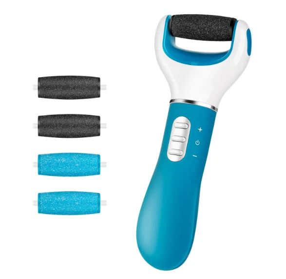 
Electric Foot Callus Remover Kit, 3 Speeds Rechargeable Foot File Pedicure Tools with 4 Grinding Heads 