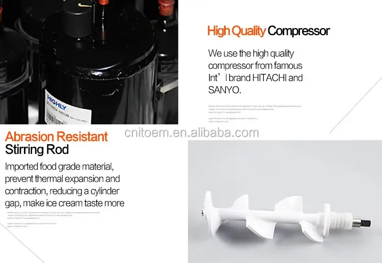 commercial 18L/H soft ice creme machine ice creme machine popsicle machine maquina de sorvete