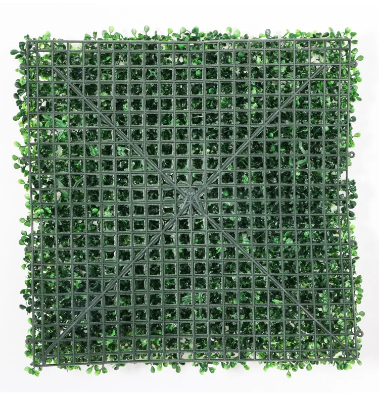 A-507 Custom Artificial Plastic Green Grass Wall Design Fake Panels Home Garden Backdrop Decor