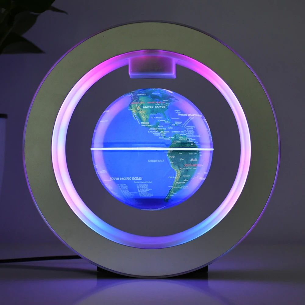 Round Shape Floating Magnetic Globe ,Levitation Magnetic Rotating Globe as Gift
