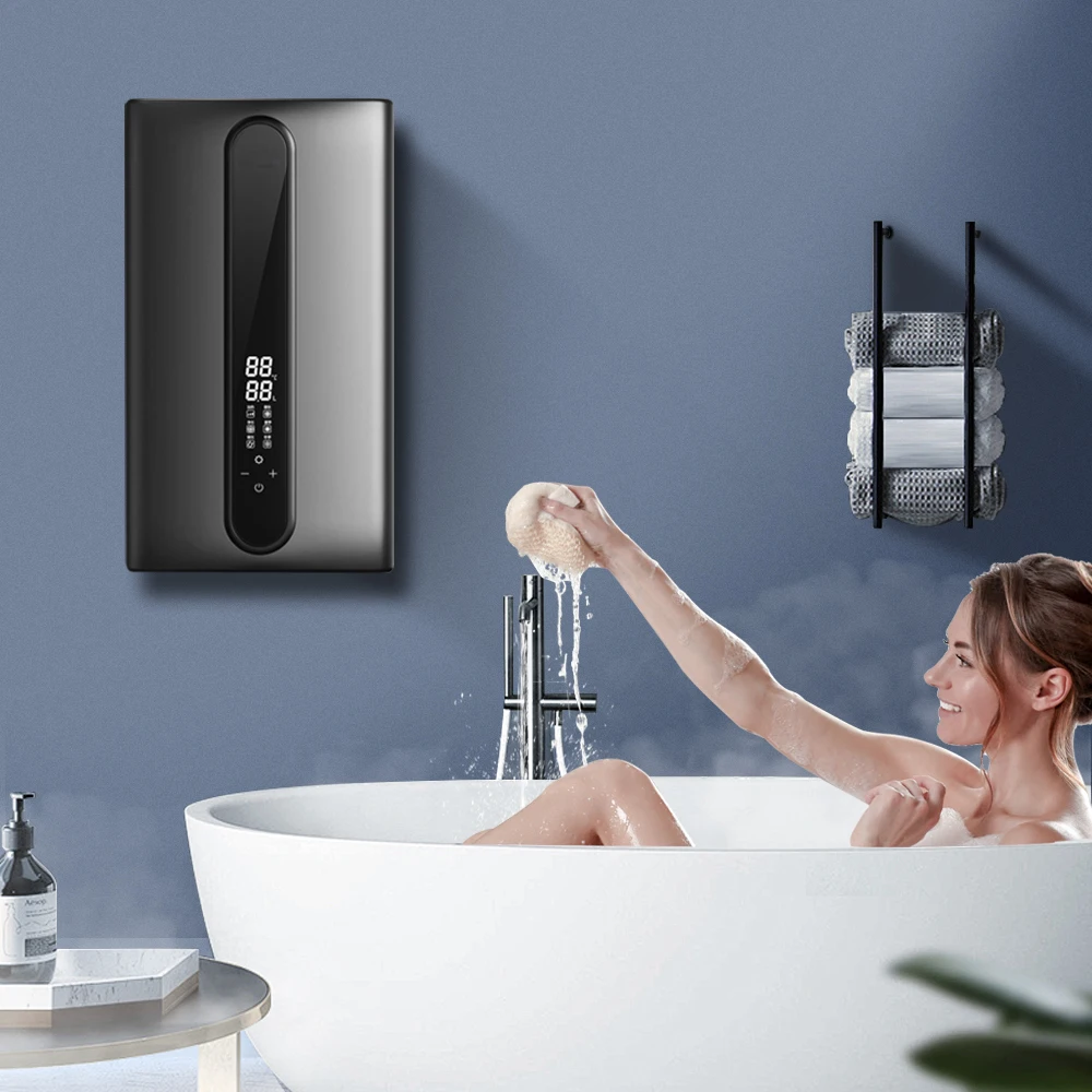 380V-400V 15-24KW 3phases hot water supply Commercial Central Instant Electric Shower Water Heater for Hotel