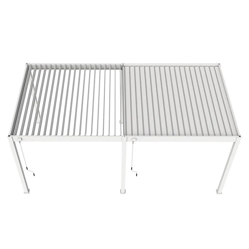 2023 Hot Sale Garden Gazebo waterproof louver roof Bioclimatic Pergola