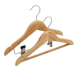 Factory Price Hot Style Wholesale Coat Wooden Hanger With Logo