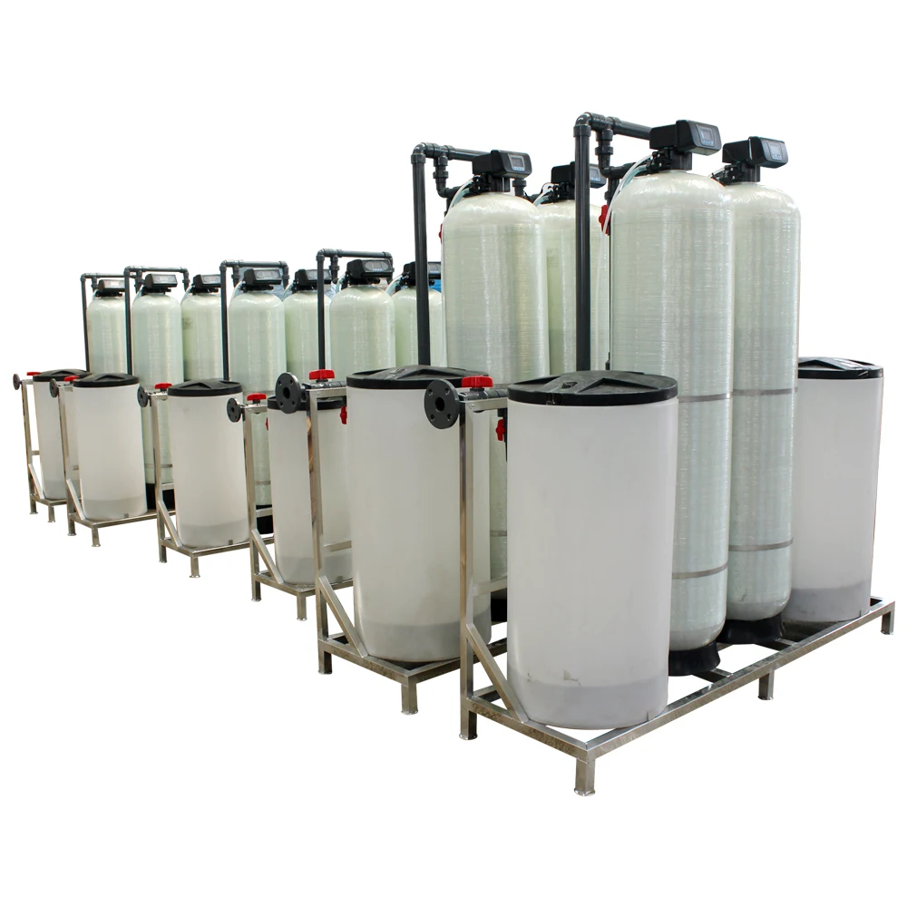 4000 LPH Auto FRP Water Softener With One Using Another Standby