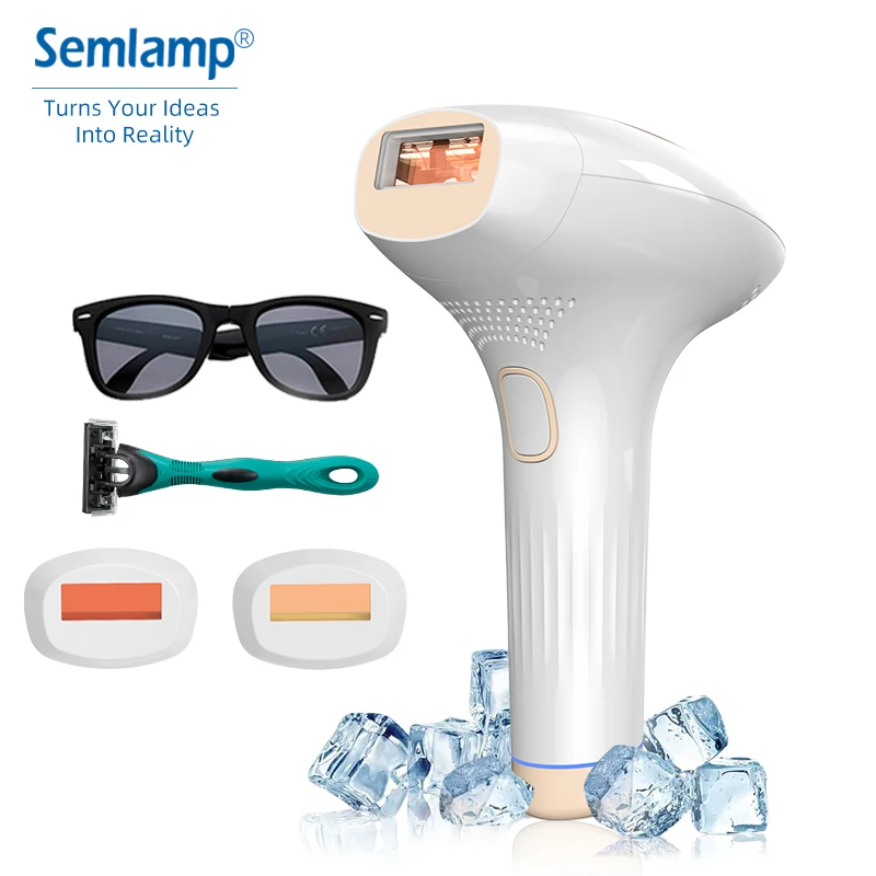 Ice Cooling Ipl Hair Removal MachinePopular Products 2024 Home Use Portable Laser Hair Remover Epilator Deice For Women Body
