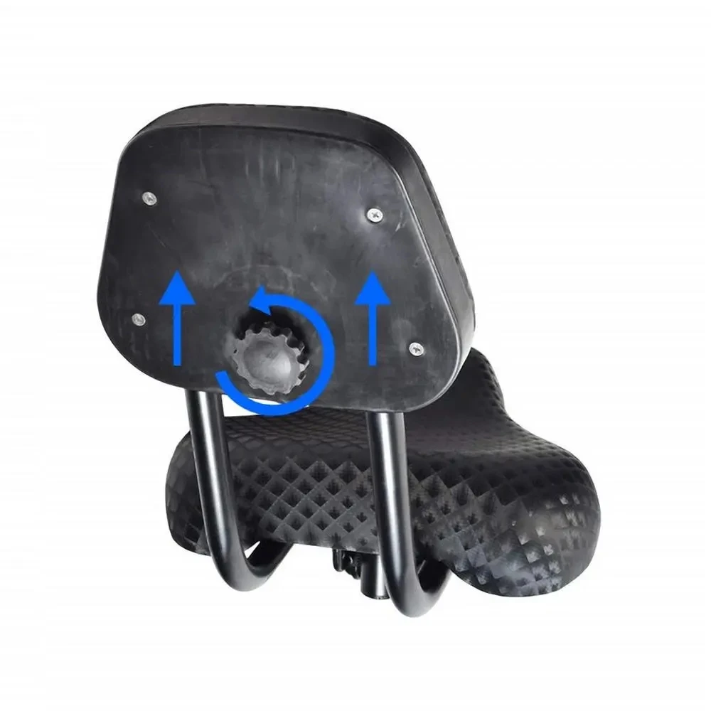 Bicycle Saddle With Ergonomic Backrest High Resilience Leather Universal Bike Seat With Back Support Cycling Riding Equipment