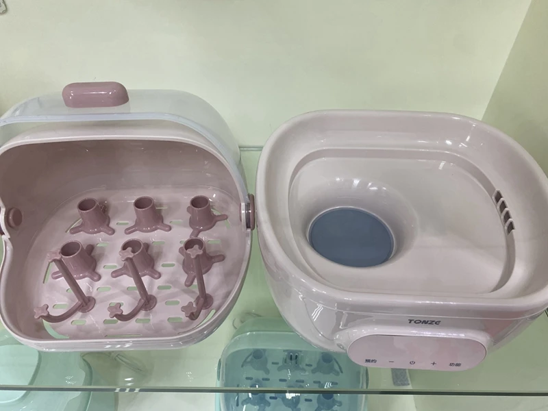 Электрический Пароварка Tonze, стерилизатор и сушилка, многофункциональный подогреватель еды, керамическая медленная Варка, Стерилизатор Детских Бутылочек