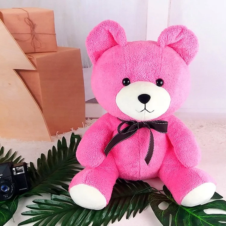 
Birthday gifts for girls pink teddy bear dolls soft plush toy 