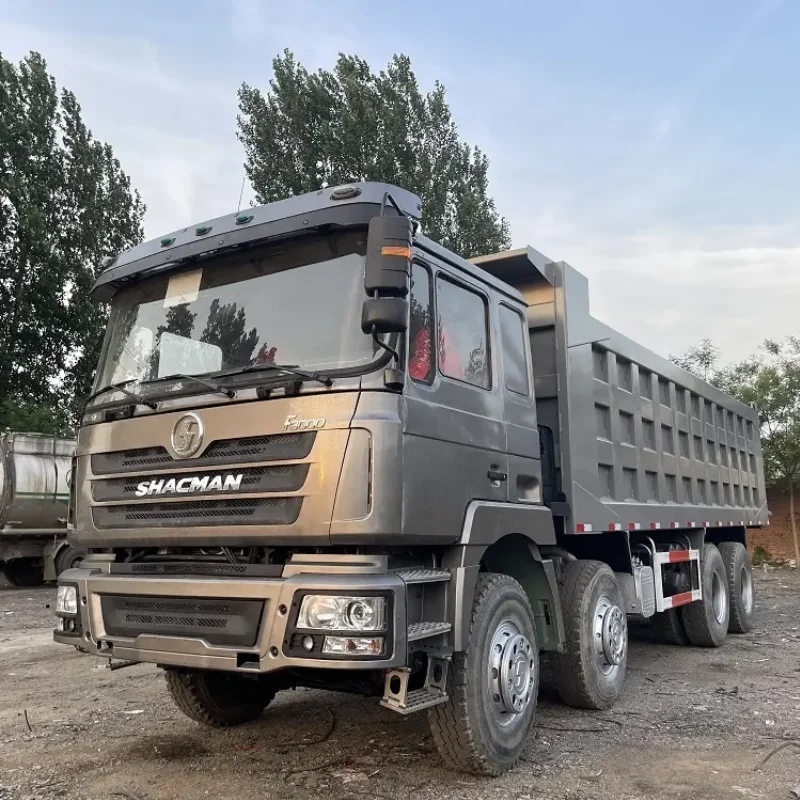 Used Shacman F3000 375 371 40cbm camion benne Weichai Engine 8x4 Tipper Dump Trucks