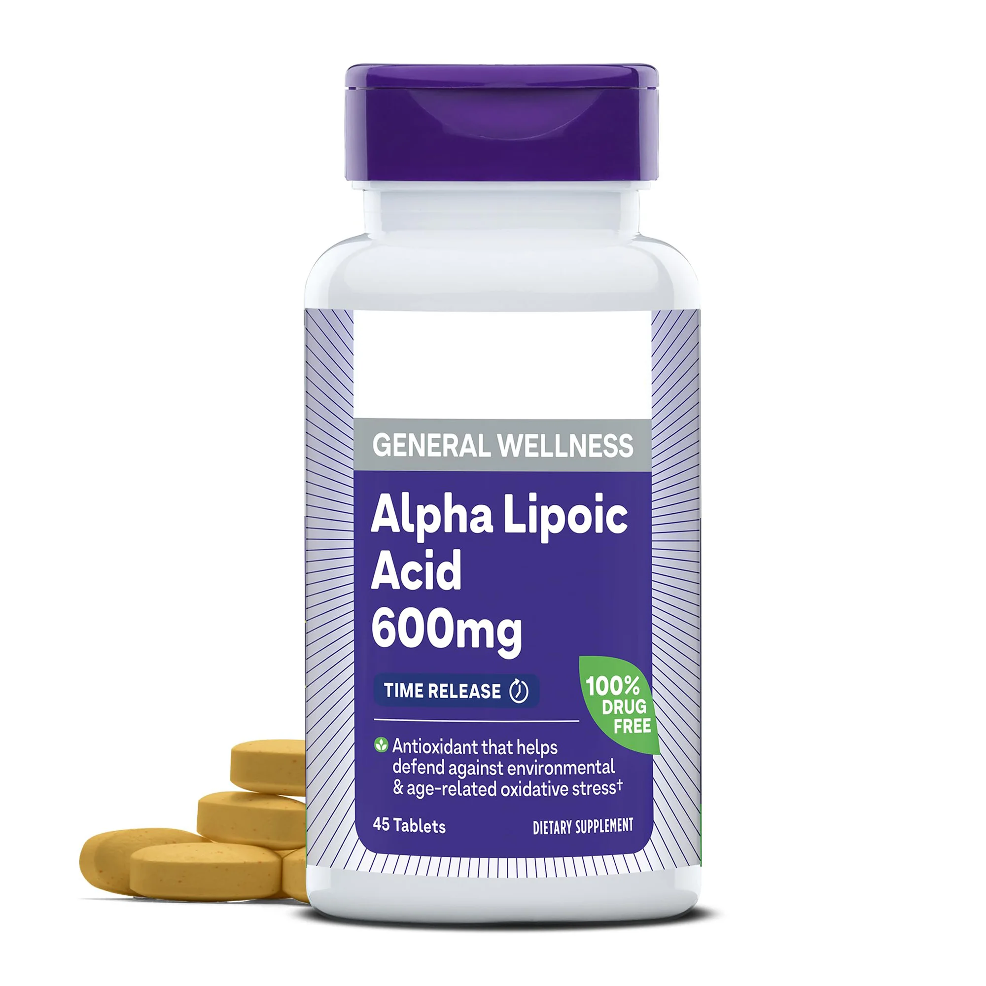 Alpha Lipoic Acid Tablet for Dietary Supplement GMP Accredited Alpha Lipoic Acid Extract Tablets