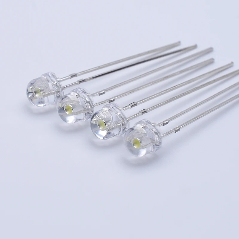 CZINELIGHT Made in Chine 5mm Strawhat Water Blue LED Emitting Diodie Thought Hole Led DIP LED