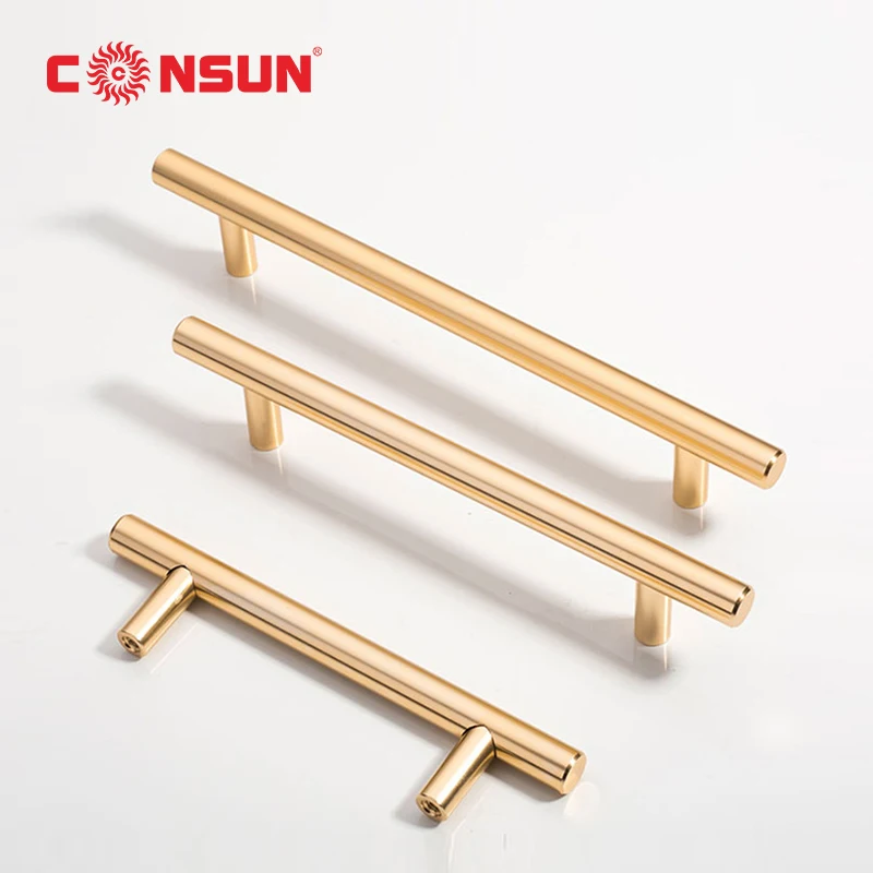 CONSUN Kitchen Cabinet Door Handles Hardware Accessories Cabinet Drawer Door Handle Pull Hollow Handles