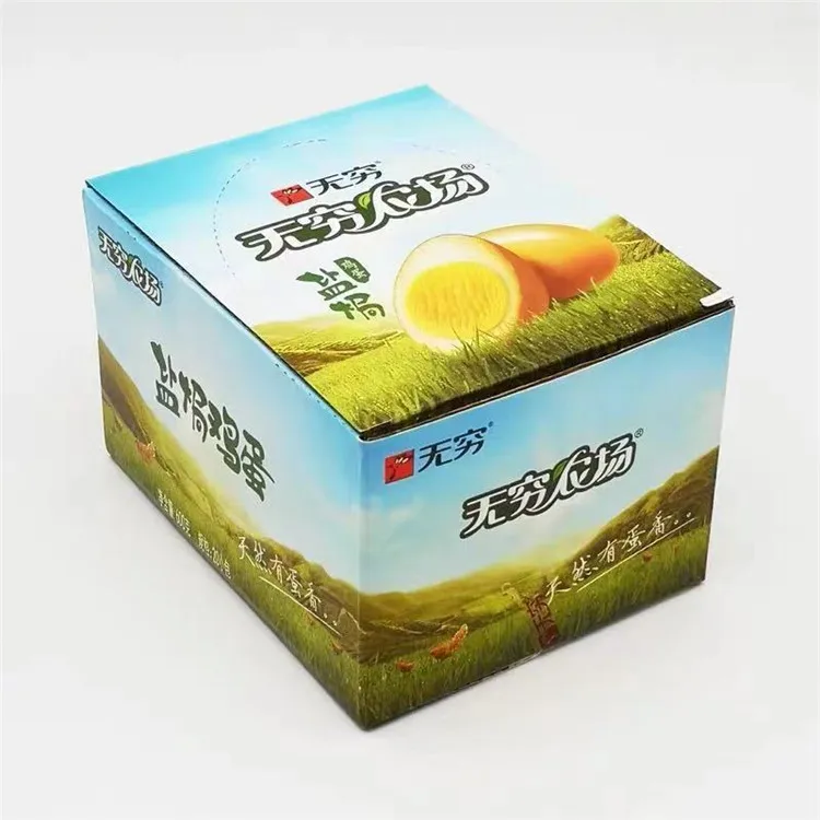 
Open bag ready-to-eat snacks Infinity Farm Salt Baked Marinated Eggs Marinated Egg Snacks 