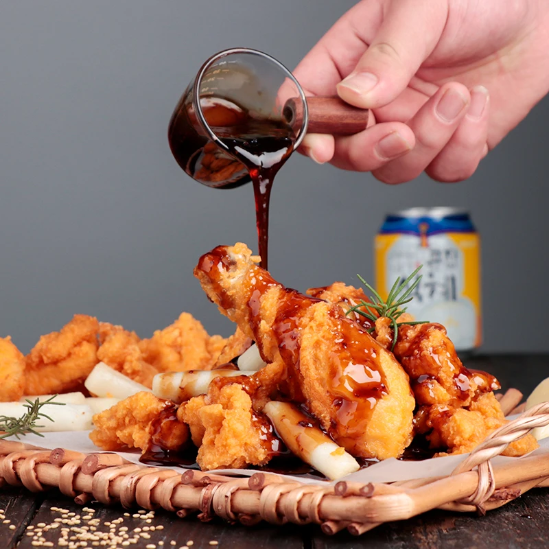 Hot sale 10 kg/2 Barrel /Carton Garlic Soy Sauce Fried Chicken Sauce Chain Store/Restaurant Usage Black Sauce