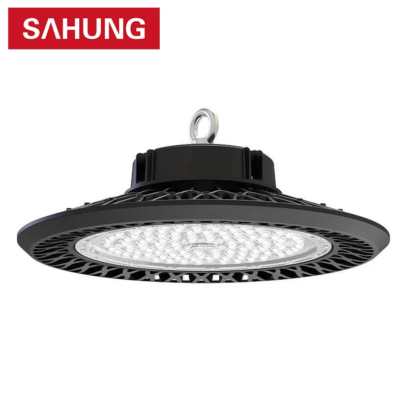 SAHUNG Super Bright UFO Led High Bay Light 140lm/W 150w 200w 150W High Luminaire Highbay Lamp for Shop Garage Barn Warehouse