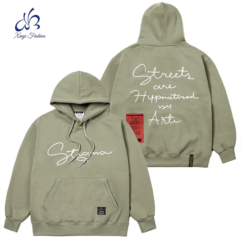Flexible And Comfortable Embroidery Letters Casual Loose Soft Good Quality Hoodies