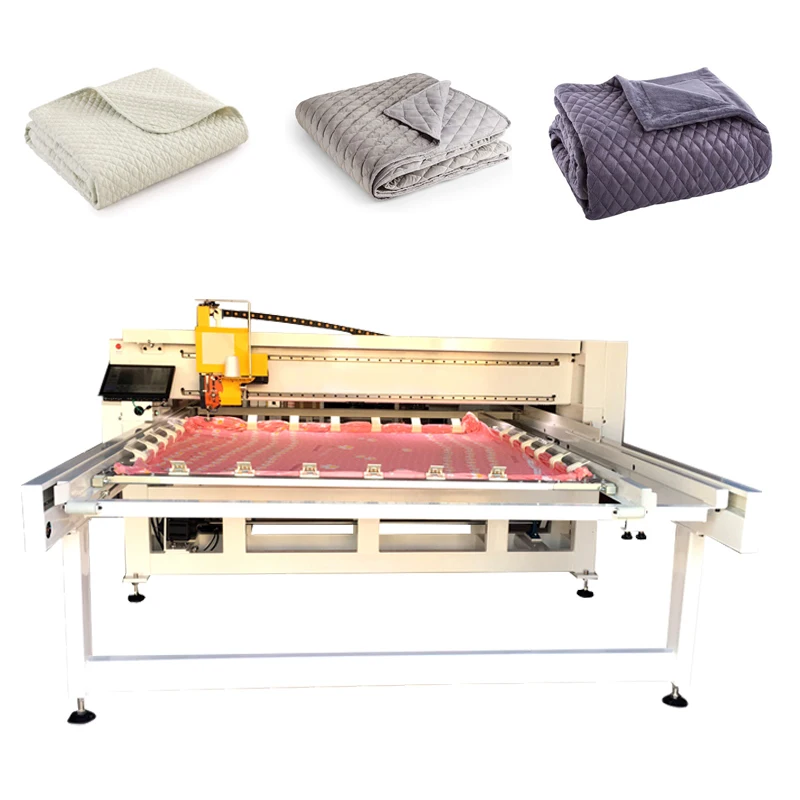 Industrial High Speed Longarm Single Needle Duvets Quilting Machine Comforter With Frame Single Head Quilting Machine