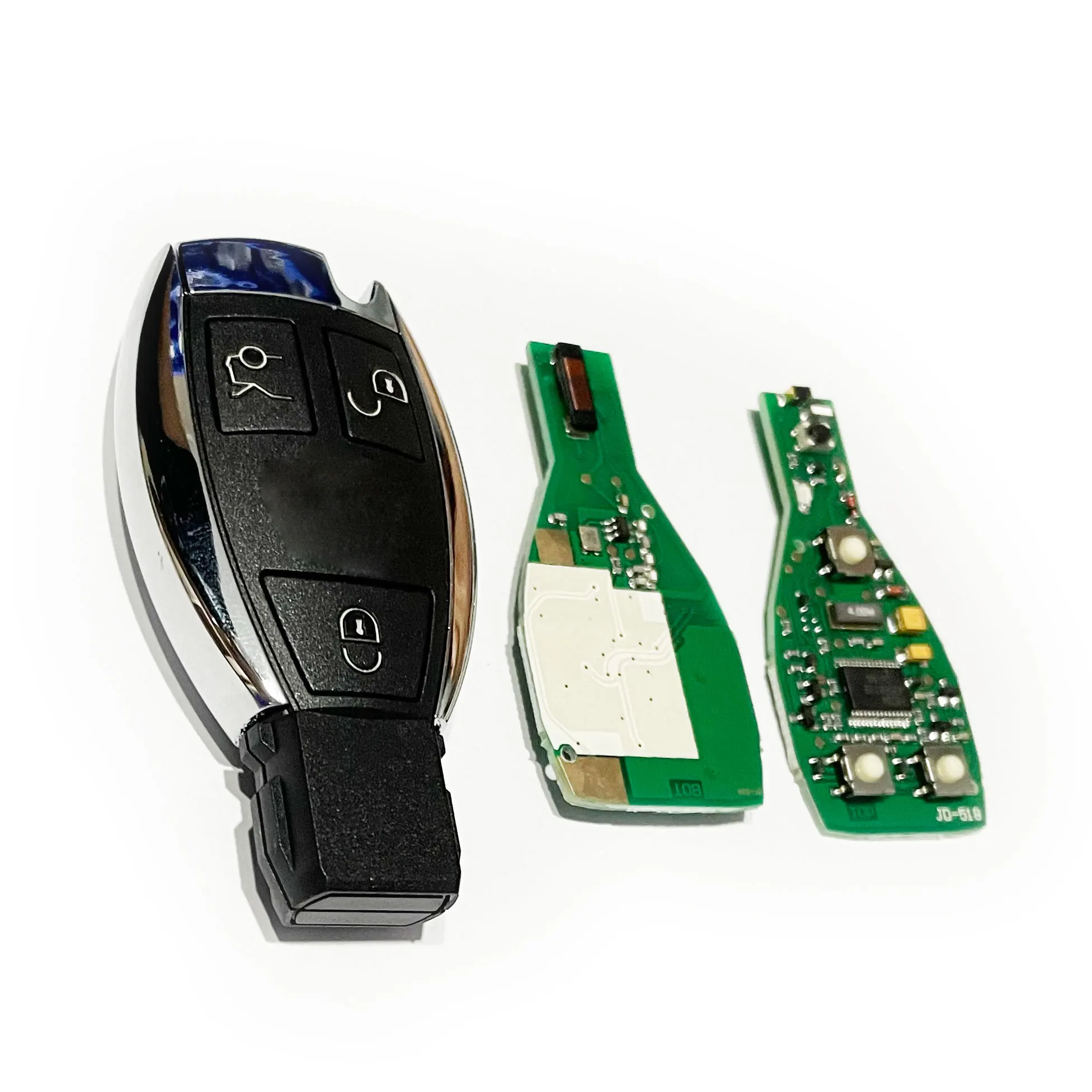 Hot Sale 2 / 3 Buttons 315/433 Mhz Fob Car Remote Control Key For Auto Mercedes Benz C300 C350 Cl500 Cl600 Cls Clk Gl Ml Sl