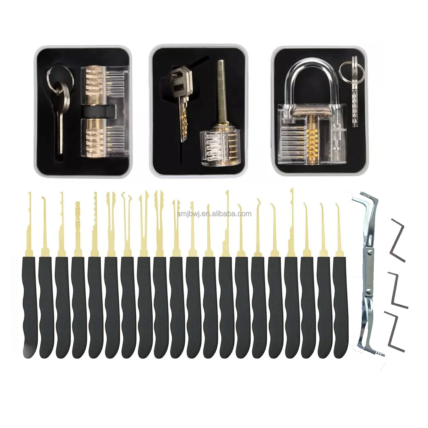 New 28Pcs stainless 304 locksmith quick to open doors tools lockpick set factory price