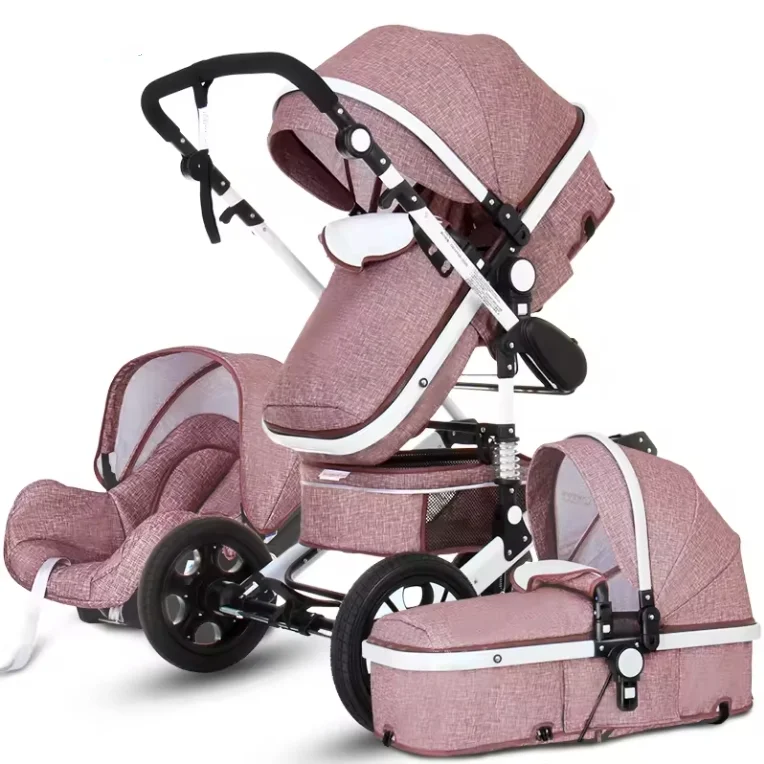 wholesale baby stroller 3 in 1/good quality cheap baby pram/China new design black luxury baby carriage for sale