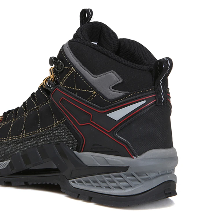 JIANER Men Hiking Shoe OEM Mid Top Warm Hiking Shoes Men Sneakers Outdoor Hiking Shoes Men