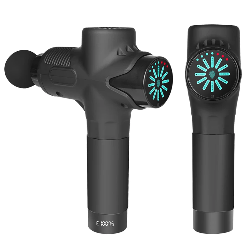 Betters Percussion 30 Speed Muscle Massage Gun Dropshipping Pistol Tool Handheld Massager Touch Screen Fascial Massage Gun