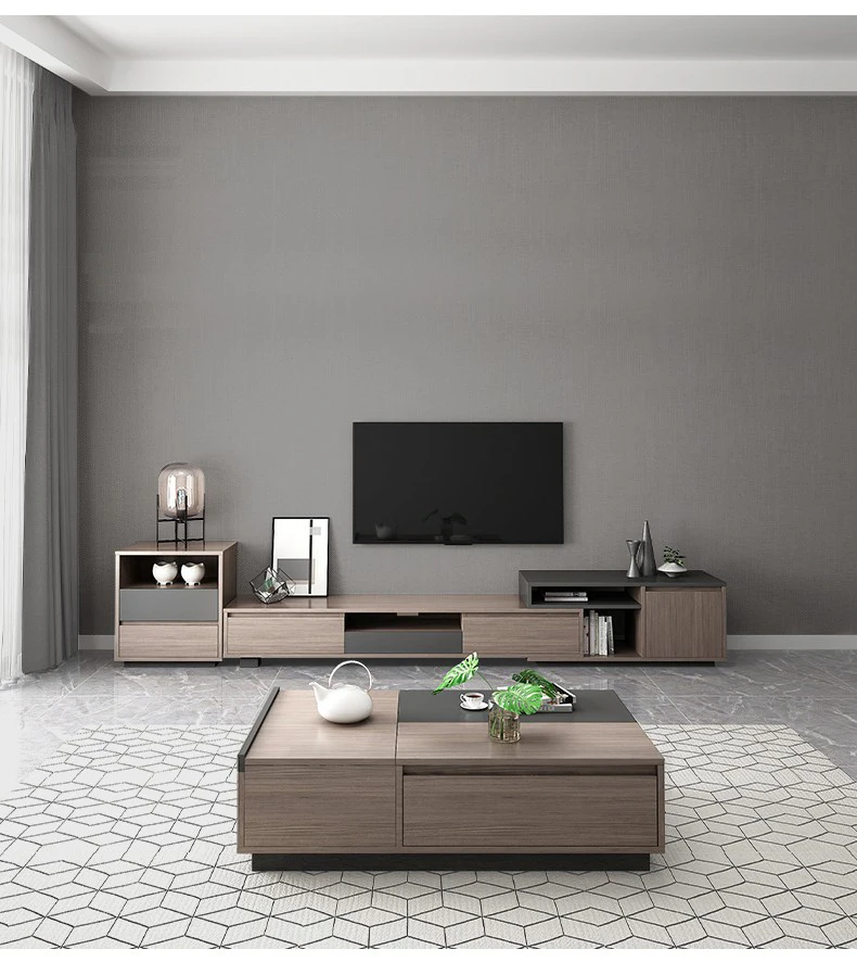 Модная мебель для гостиной современный деревянный ТВ-шкаф Скандинавская ТВ-приставка