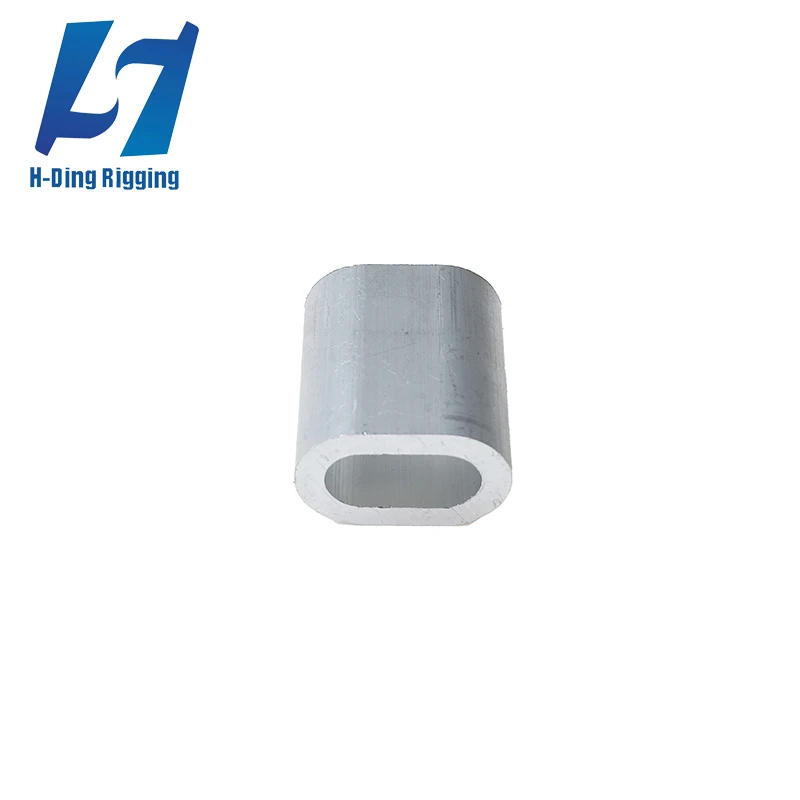 Wholesale China selling high quality rigging hardware products aluminum sleeve DIN3093 US 8 hourglass connecting wire ferrule