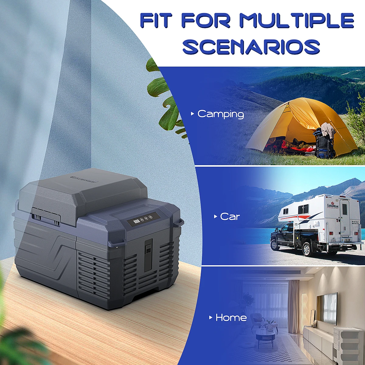 Alpicool NL12 electric cooler box 12v 24v 100v 240v Car Fridges portable camping mini refrigerator car home dual use