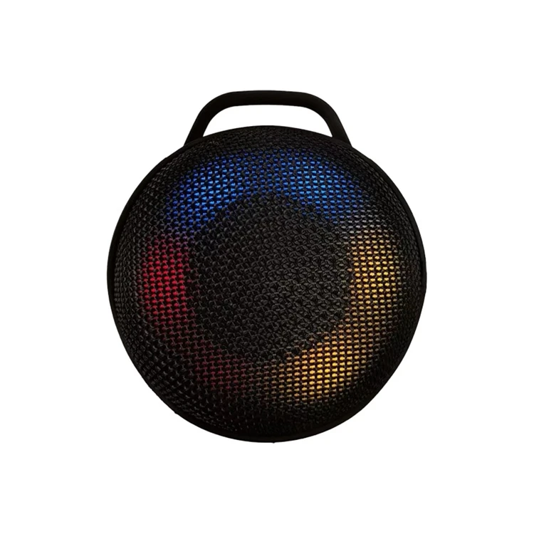 New products Mini Wrap Cloth Seven Colour Lights Bluetooth Speaker Indoor Portable Wireless Subwoofer