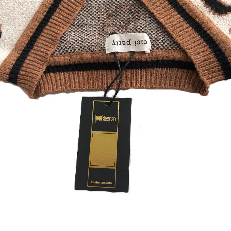 Hangтеги Роскошные шнурки под заказ для одежды, Золотая фольга для одежды, собственный логотип