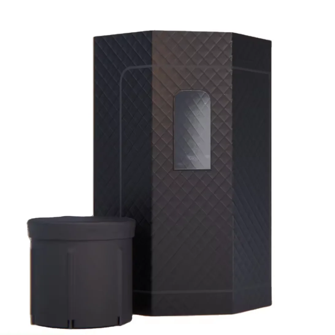 Sauna Room with Ice Bath Pod Popular One Person Size Portable folding Steam Sauna Room for home use