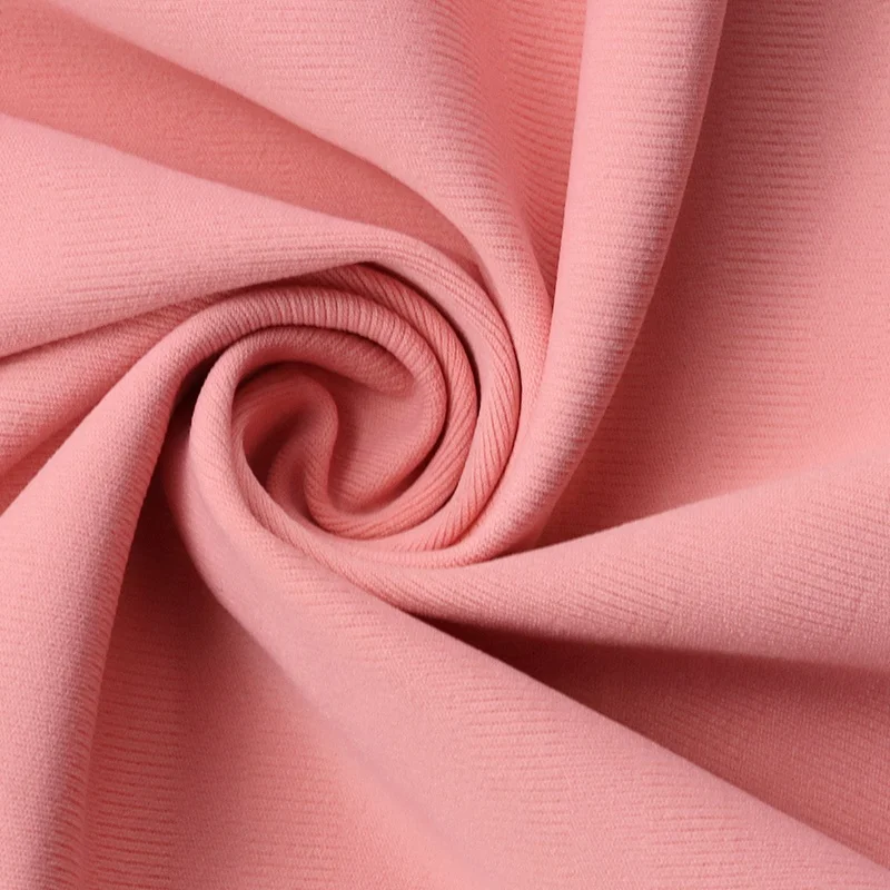 40D Duobao strip nylon 75% spandex 25% fabric weft knitted high elasticity yoga suit, sportswear fabric