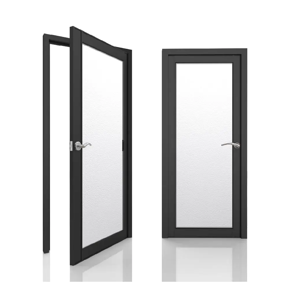 Ace Single-Leaf Aluminium Frame Swing Door Aluminum Swing Door Heavy Duty Swing Doors