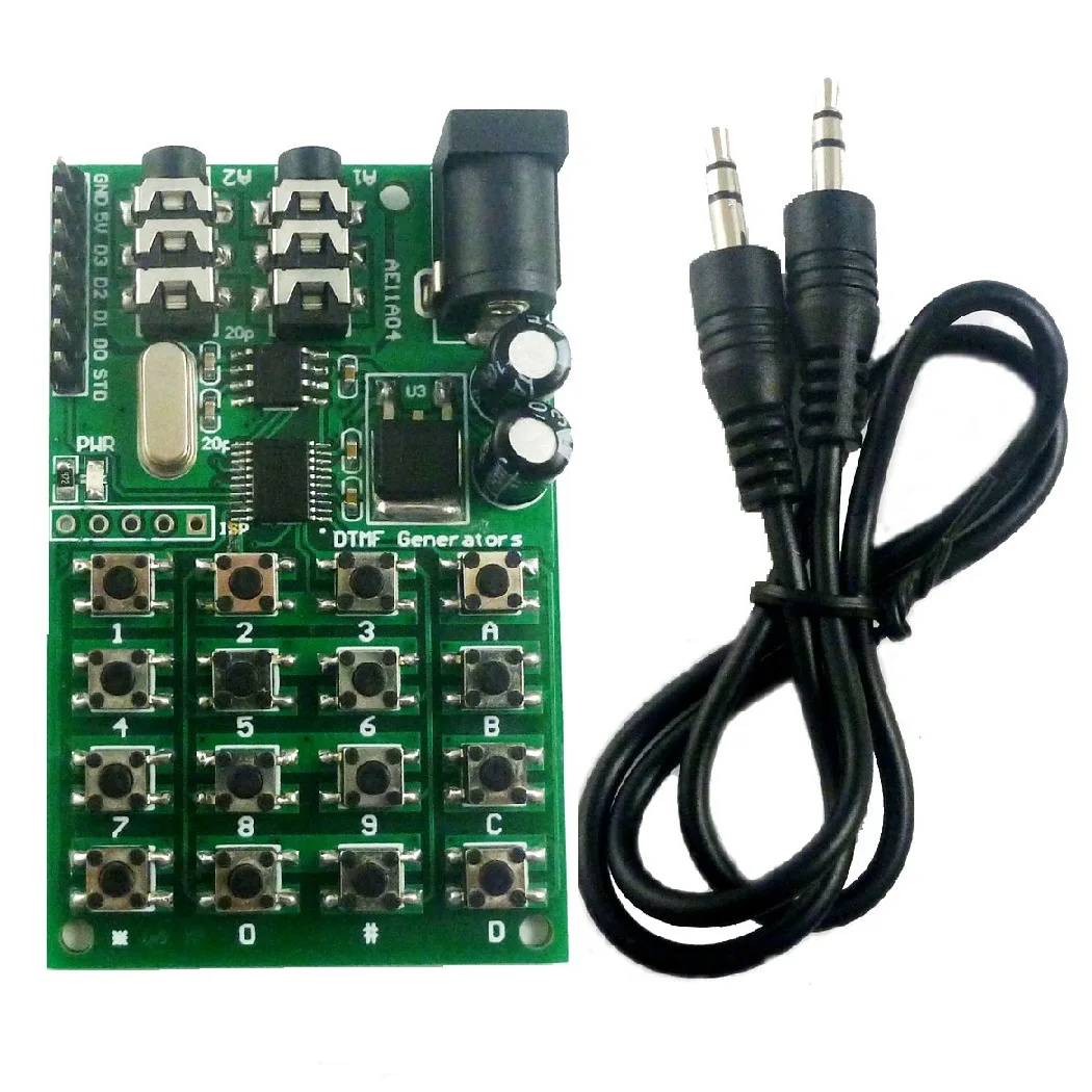 DTMF Generator Voice Encoder Dual Tones Transmitter Board Keyboard control Module for MT8870 CE004 CE005  CE023 AD22B04  AD22A08