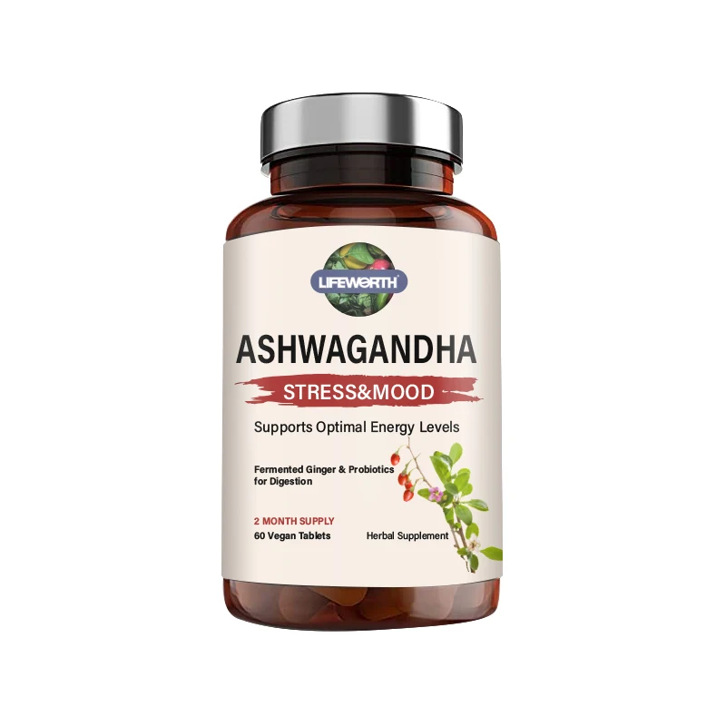 Lifeworth Immune Support Supplement tablets Organic Ashwagandha Root extract with Black Pepper tablets support hormonal balance