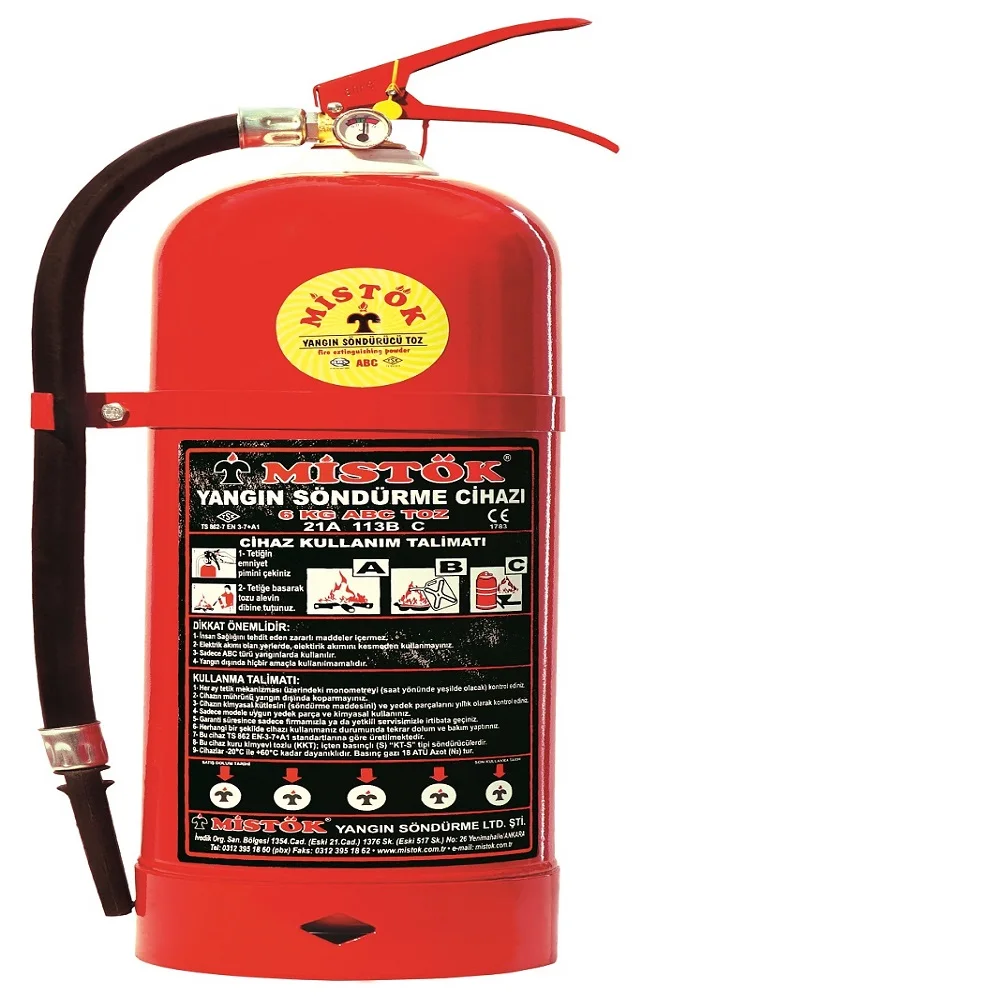 dry powder fire extinguisher 6 kg fire  extinguisher best price   A-04 Dry Powder MAP %90  CE Certificated extinguisher fire