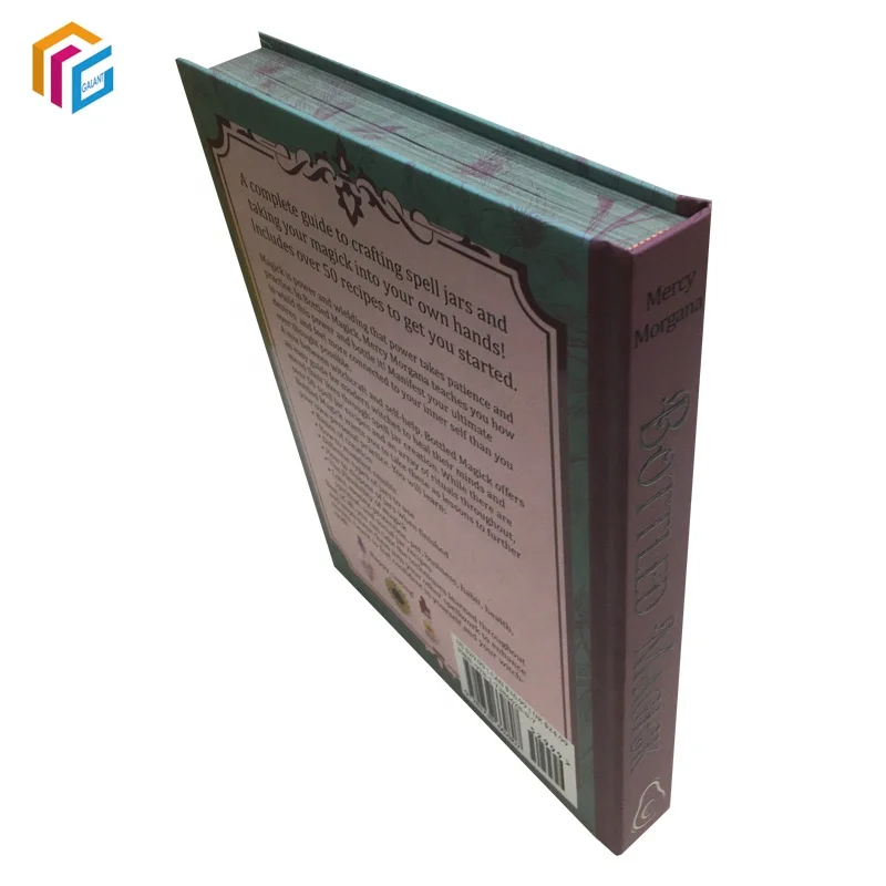 Custom Designed Print Case Bound Books Journal Full Color Cheap Custom Hardcover Book Printing