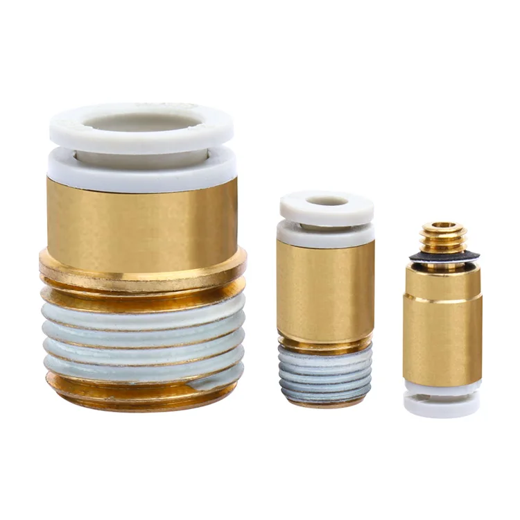 SMC type air pneumatic fittings KB2S 6mm  8mm straight Push In Fittings For Connector