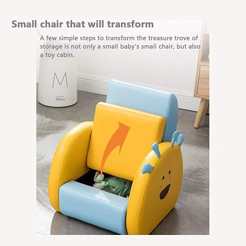 Skycity Cute Mini Furniture folding sofa storage stool Animal Shape PU Animal Stools