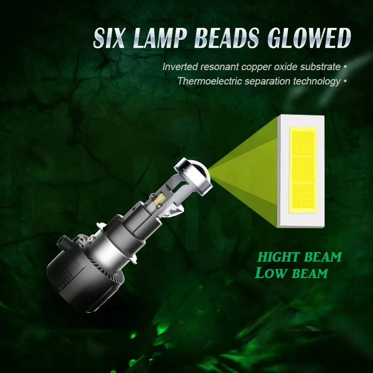 RTD M8 Motorcycle Laser Led Headlight H4 Led Projector Headlight Led Fog Lamp Motorcycle Lighting System