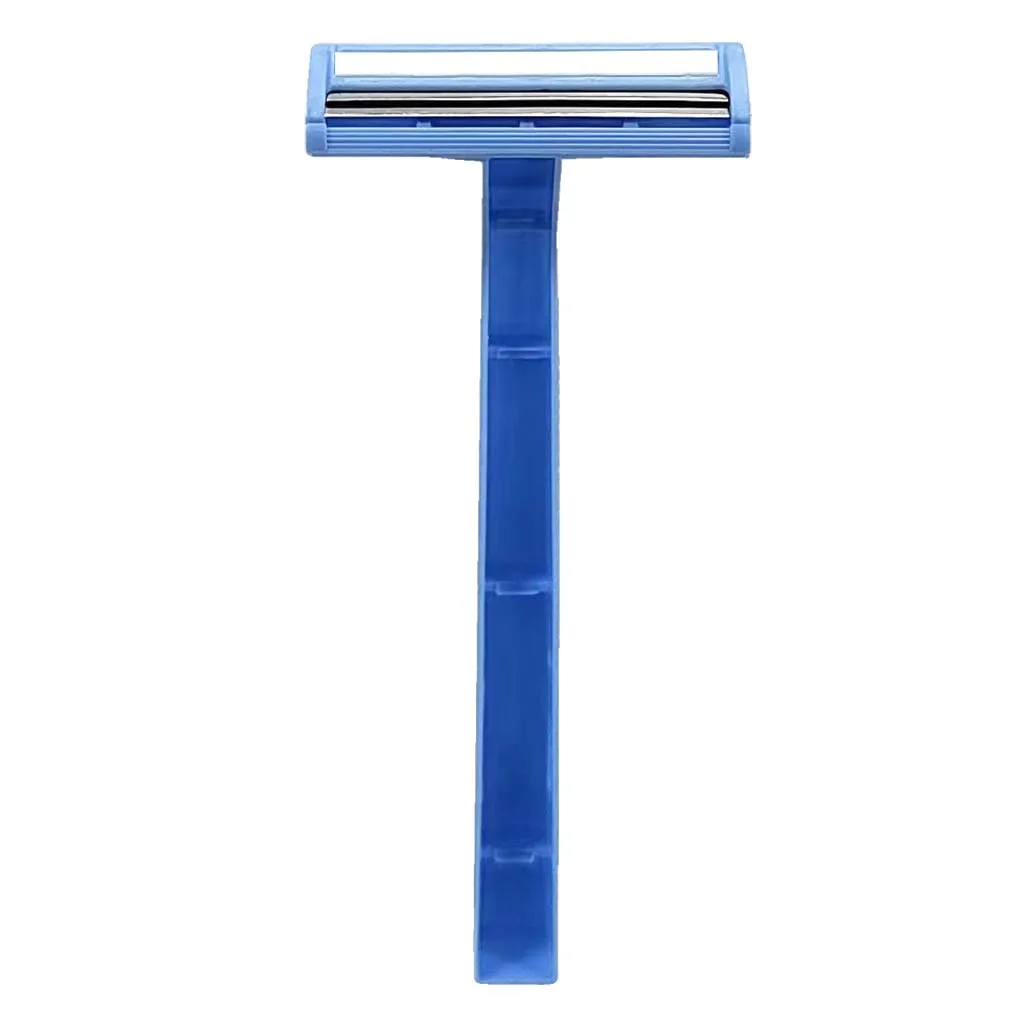 Twin blade stainless steel shaving razor for man
