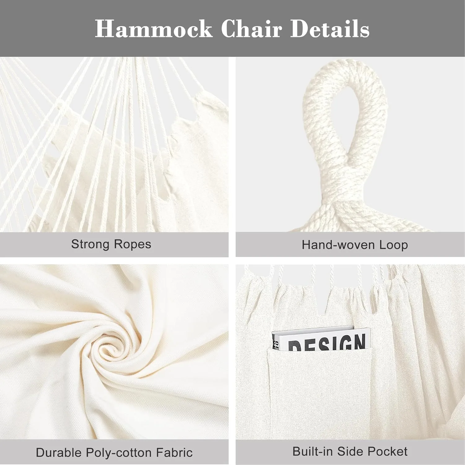 Wholesale Heavy Duty Two Person Hammock with Stand Folding Lightweight Hammock Chair with Stand