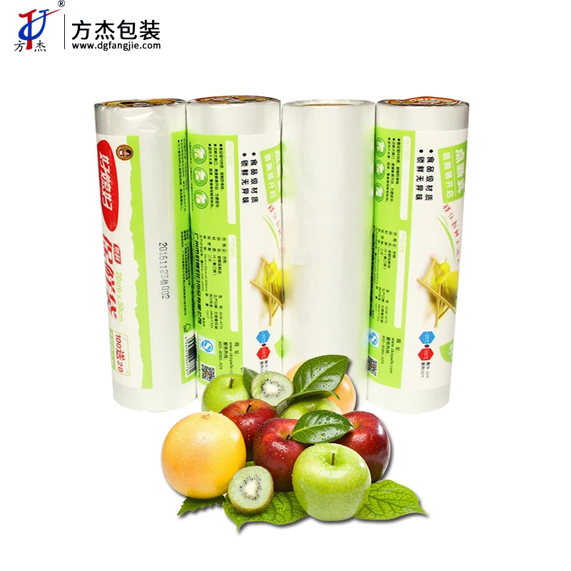Environment Friendly Cling Food Wrap Reusable Silicone Fresh Keeping Food Wrap Accept Customized PE Stretch Film
